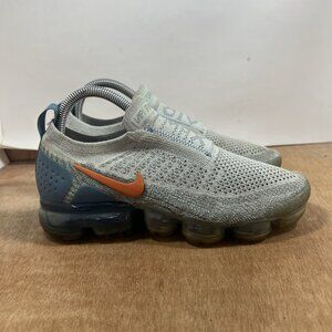 Nike Air Vapormax Flyknit Moc 2 Women's Size 7 Celestial Teal Grey AJ6599-005